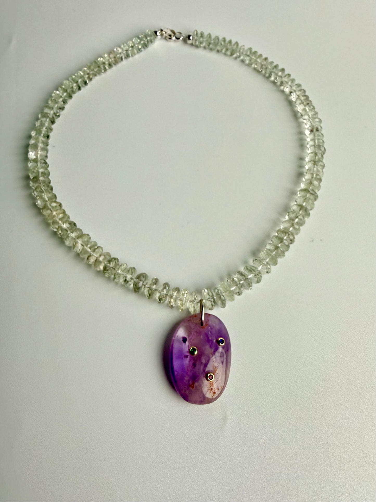 MOSS with Amethyst Charm